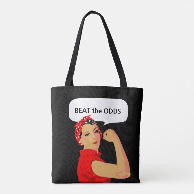 Tote Bag Femme - Autonomisation et battre les obstacles Tex (Dos)