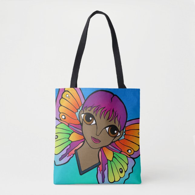 Tote Bag Femme Aux Ailes Papillon (Devant)