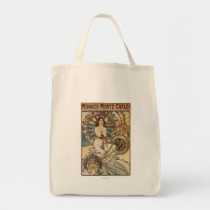 Tote Bag Femme avec des plumes - affiche ferroviaire de