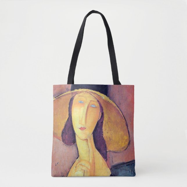 Tote Bag Femme avec grand Casquette, Modigliani (Devant)