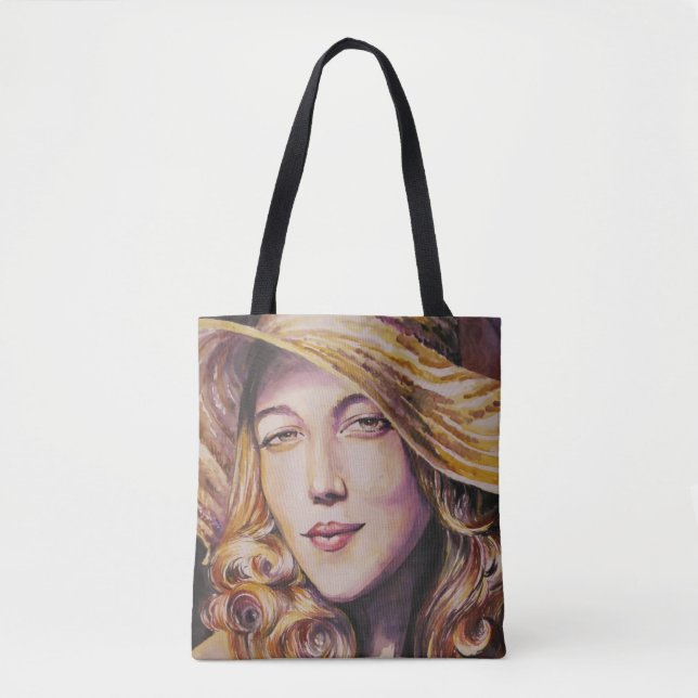 Tote Bag Femme avec le casquette (Devant)