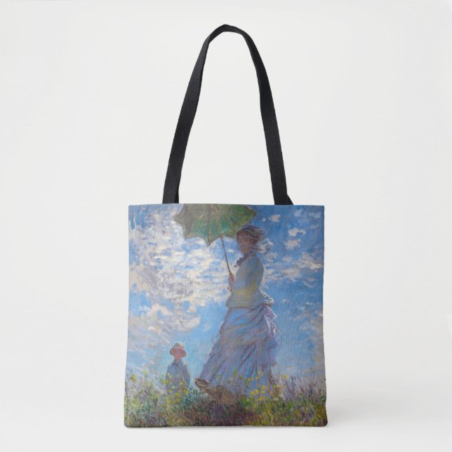Tote Bag Femme avec Parasol, Monet (Devant)
