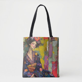 Tote Bag Femme bénie en Kimono
