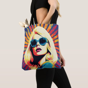 Tote Bag Femme Cool de Pop Art coloré