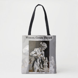 Tote Bag Femme, Crée-Toi – Autoportrait Construit