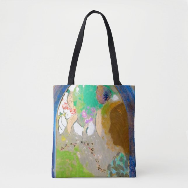Tote Bag Femme dans la fenêtre, Redon (Devant)