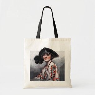 Tote Bag Femme dans le chemisier brodé