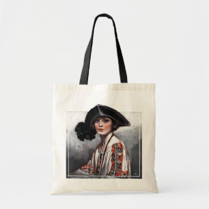 Tote Bag Femme dans le chemisier brodé