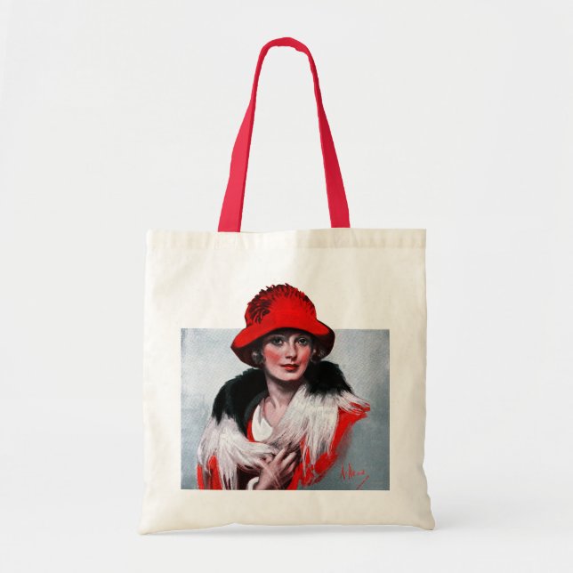 Tote Bag Femme dans Red Hat (Devant)