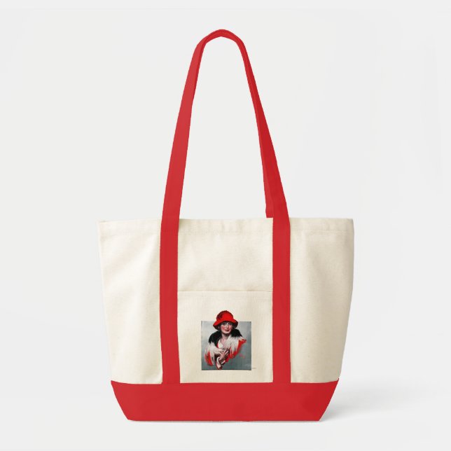 Tote Bag Femme dans Red Hat (Devant)