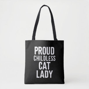Tote Bag Femme de chat sans enfants Lady pour chat Maman Fe