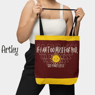 Tote Bag Femme de confiance rouge joyeuse soleil