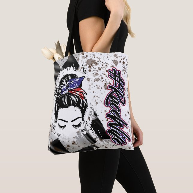 Tote Bag Femme de course (De près)