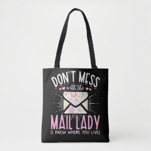 Tote Bag Femme de la poste de travail drôle Mailman femme