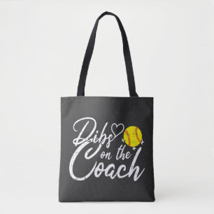 Tote Bag Femme de l'entraîneur de softball, j'ai les droits
