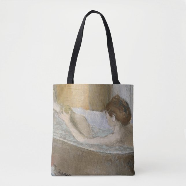 Tote Bag Femme d'Edgar Degas | à son Bath, épongeant sa (Devant)