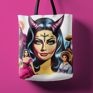 Tote Bag Femme Diabolique Vintage