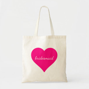 Tote Bag Femme d'information de coeur rose personnalisée