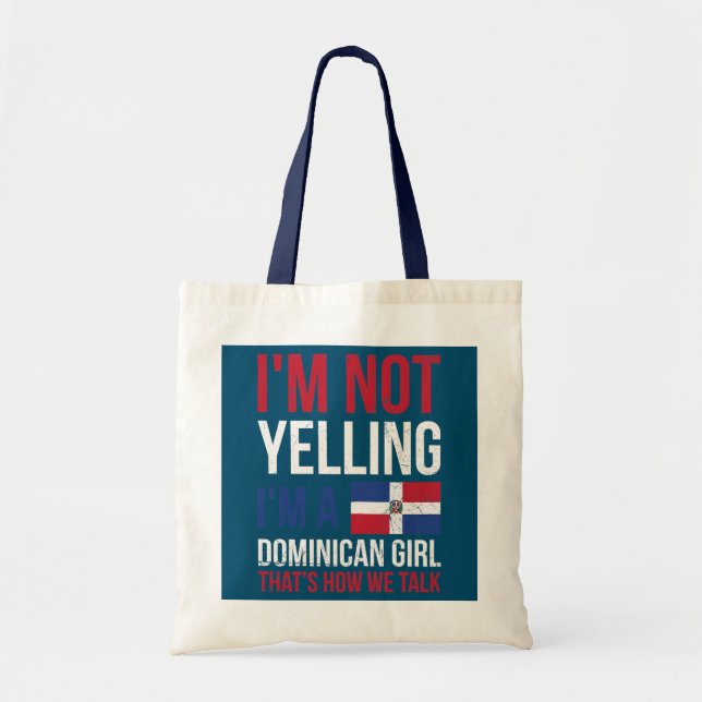 Tote Bag Femme Dominicaine Fierté Design pour une fierté (Devant)