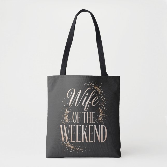 Tote Bag Femme du week-end slogan drôle (Devant)