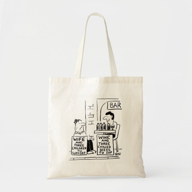Tote Bag Femme et 3 enfants pour aider (Devant)