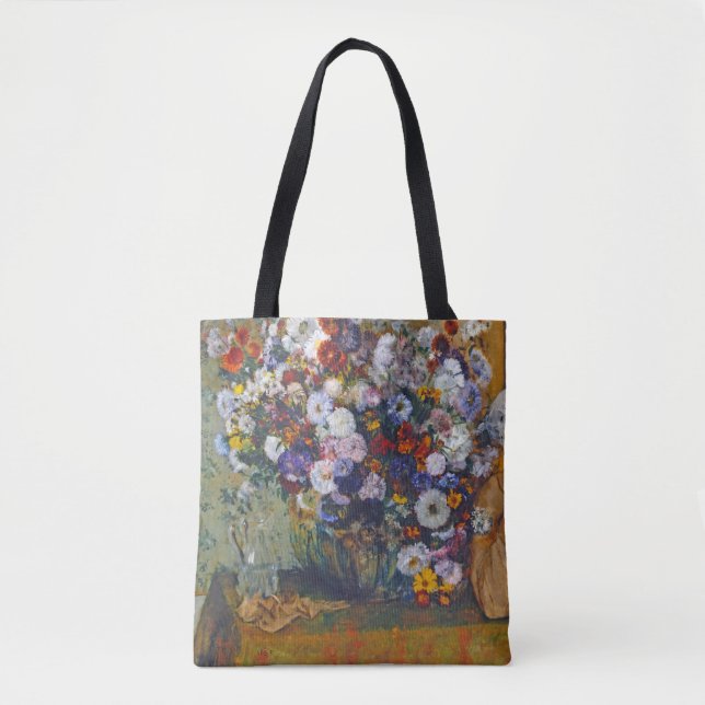 Tote Bag Femme et vase de fleurs, Edgar Degas (Devant)