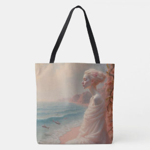 Tote Bag Femme éthérée sur Dreamy Beach
