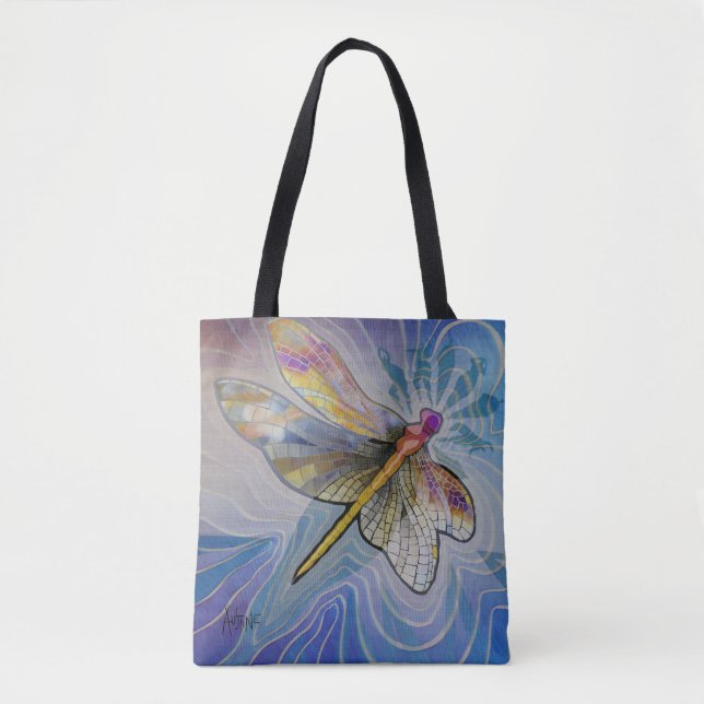 Tote Bag Femme fourre-tout de libellule (Devant)