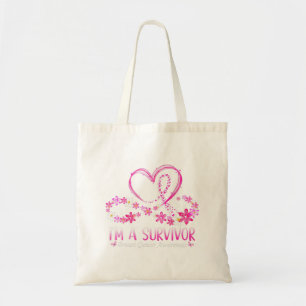 Tote Bag Femme I'm A Survivor Cancer du sein Sensibilisatio