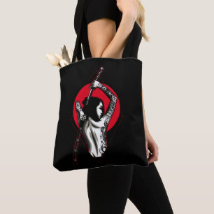 Tote Bag Femme japonaise Warrior
