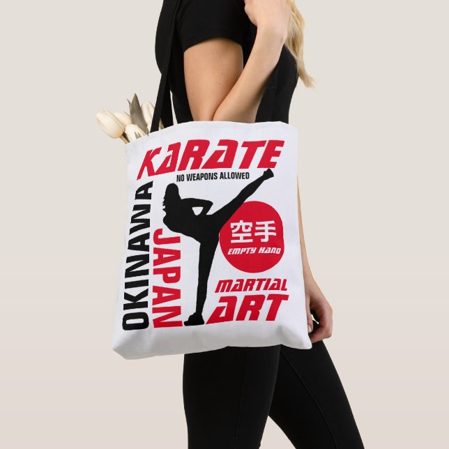 Tote Bag Femme karaté (De près)