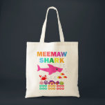Tote Bag Femme Meemaw Shark Chemise jumelant famille mère<br><div class="desc">Femme Meemaw Shark Shirt jumeler famille Mère's Day Cadfts</div>