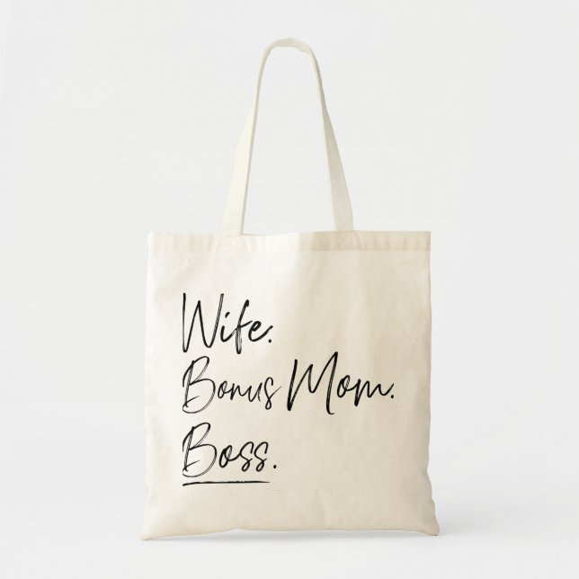 Tote Bag Femme mère bonus patron (Devant)