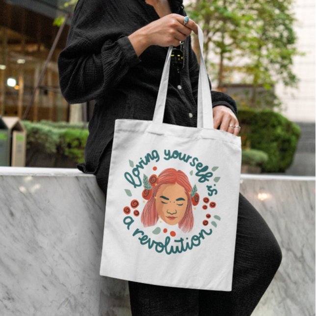 Tote Bag Femme paisible design floral (Créateur téléchargé)