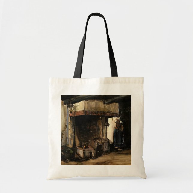 Tote Bag Femme par un coeur par Vincent van Gogh (Devant)