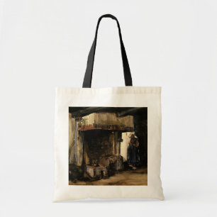 Tote Bag Femme près d'un âtre par Vincent van Gogh