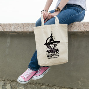 Tote Bag Femme sorcière Halloween