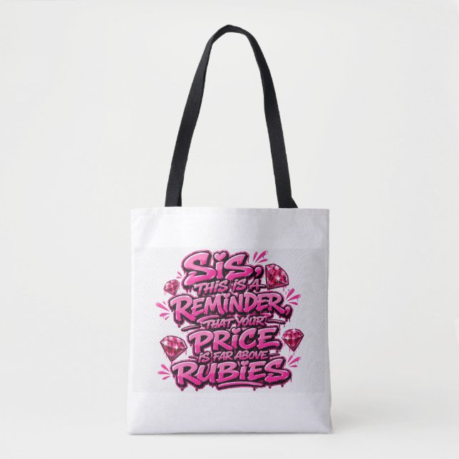 Tote Bag Femme vertueuse  (Devant)
