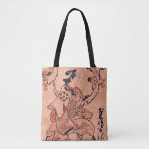 Tote Bag Femme vintage Dessin Dekishima Hanya Siège Deux T