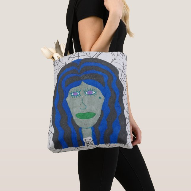 Tote Bag Femme zombie d'Halloween (De près)
