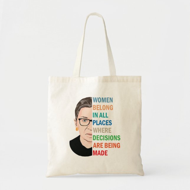 Tote Bag Femmes Appartenant À Tous Les Endroits Ruth Bader  (Devant)