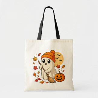 Tote Bag Femmes de la saison effrayante Citrouille Café Fan