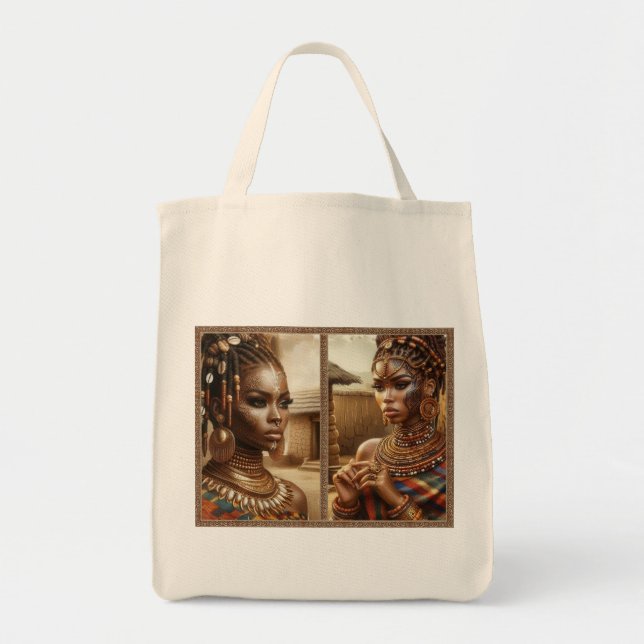 Tote Bag femmes du village (Devant)