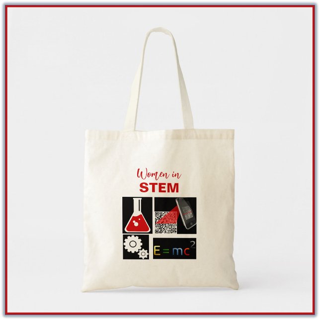 Tote Bag Femmes en noir et rouge (Créateur téléchargé)