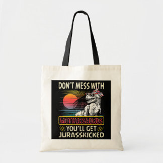 Tote Bag Femmes Vintage Mothersaurus Retro Dinosaures Lover
