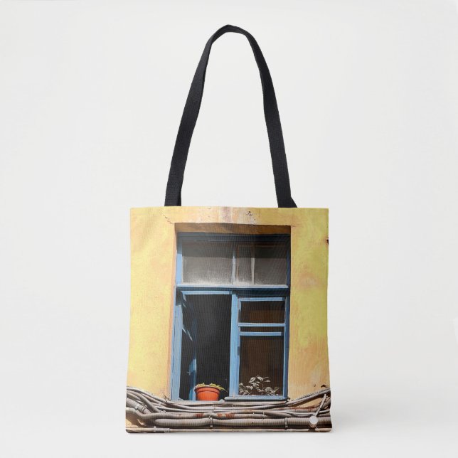 Tote Bag Fenêtre à Saint-Pétersbourg (Devant)