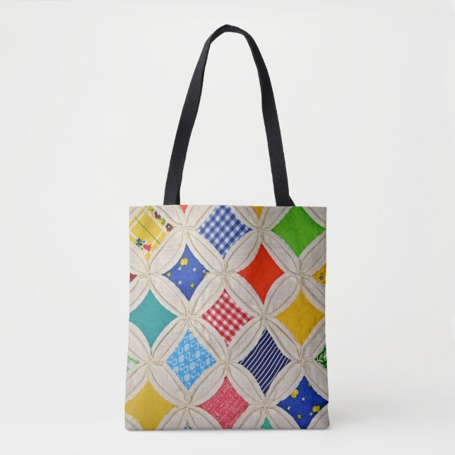 Tote Bag fenêtre de la cathédrale motif de couette artisana (Devant)