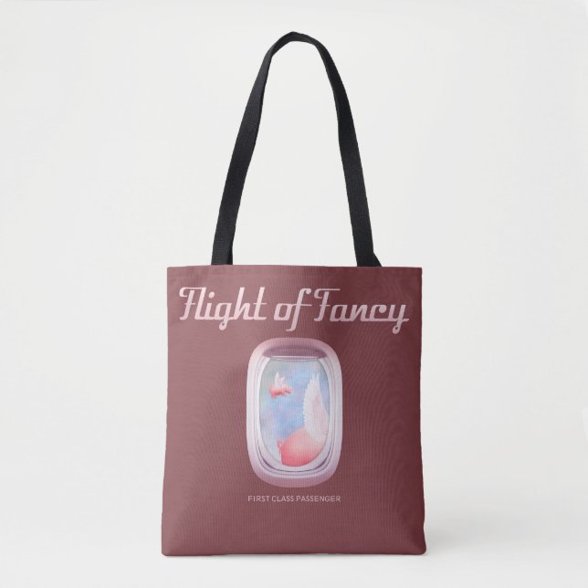 Tote Bag Fenêtre de l'avion passé (Devant)