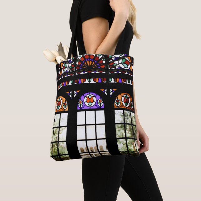 Tote Bag Fenêtre en verre coloré (De près)