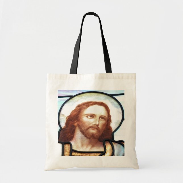 Tote Bag Fenêtre en verre tendu Christ (Devant)